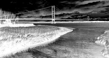 Humber Bridge: Bridge in Negative, David Williamson