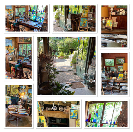 Inside the artist' s studio, Heather Sealy-Lewis