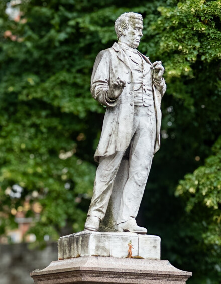 Statue George Leeman, Alex Davidson