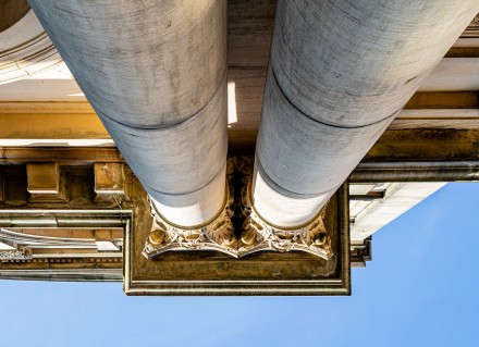 Columns reaching to the sky, Alex Davidson