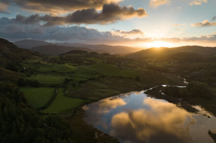 Dawn in the Little Langdale Valley, Chris Sharples