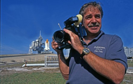 Paul Berriff filming Astronauts 1994