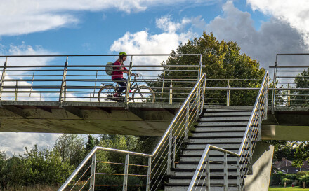 Cycling in a straight line, Wendy Darley