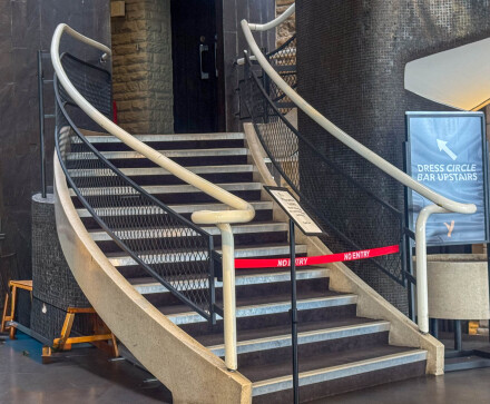 Curved stair lines, Philip Dearle