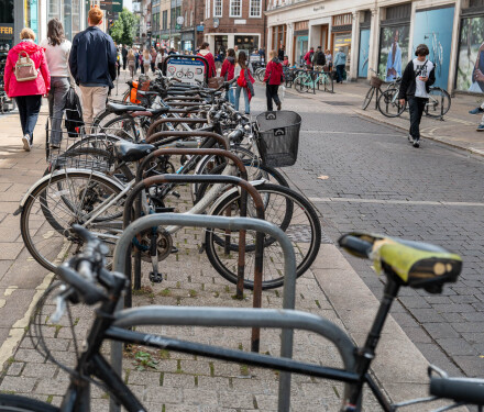 Line of bicycles, Philip Dearle