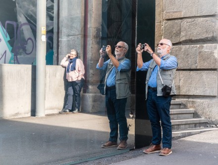 Photographing the photographer, Carol Clarke