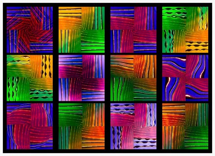 Guggenheim light show, re-interpreted, Michèle Beverley