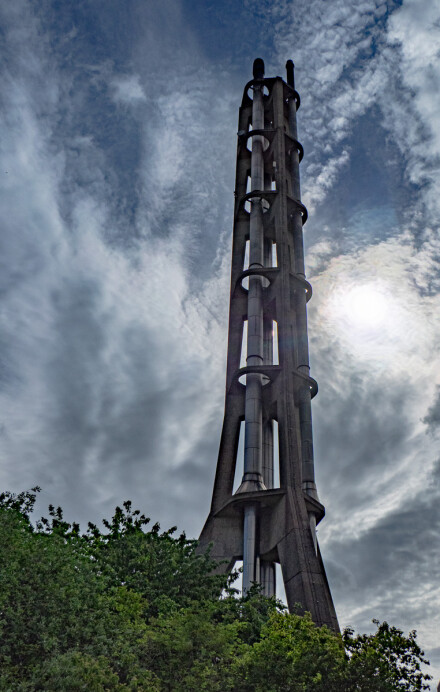 Rocket launcher chimney, Wendy Darley
