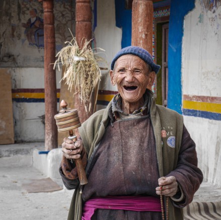 The monastery caretaker, Carol Clarke