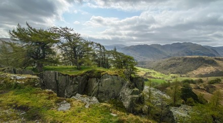 Borrowdale from Castle Crags, Carol Clarke