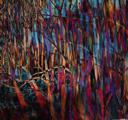 Flaming grass, David Bradley