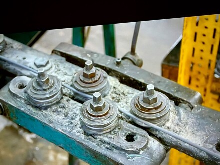 On the factory floor, Jocelyn Hayes