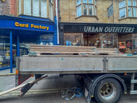 Lines of planks, Philip Dearle