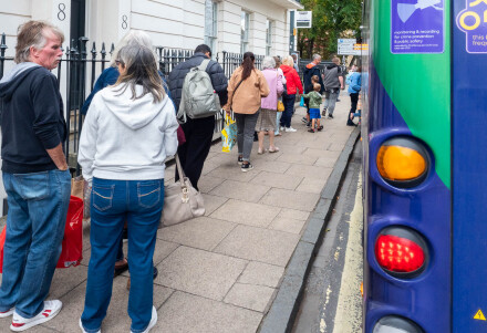 Bus line, Mike Darley