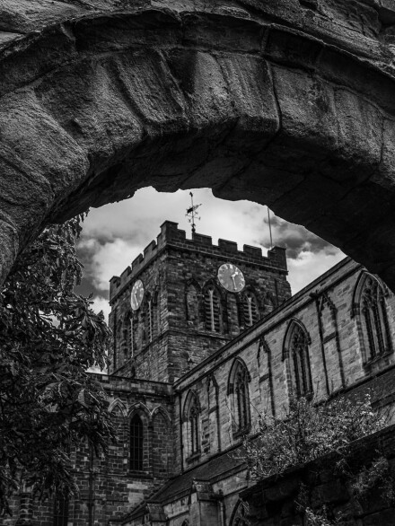 Abbey through an arch, Bryan Stanton