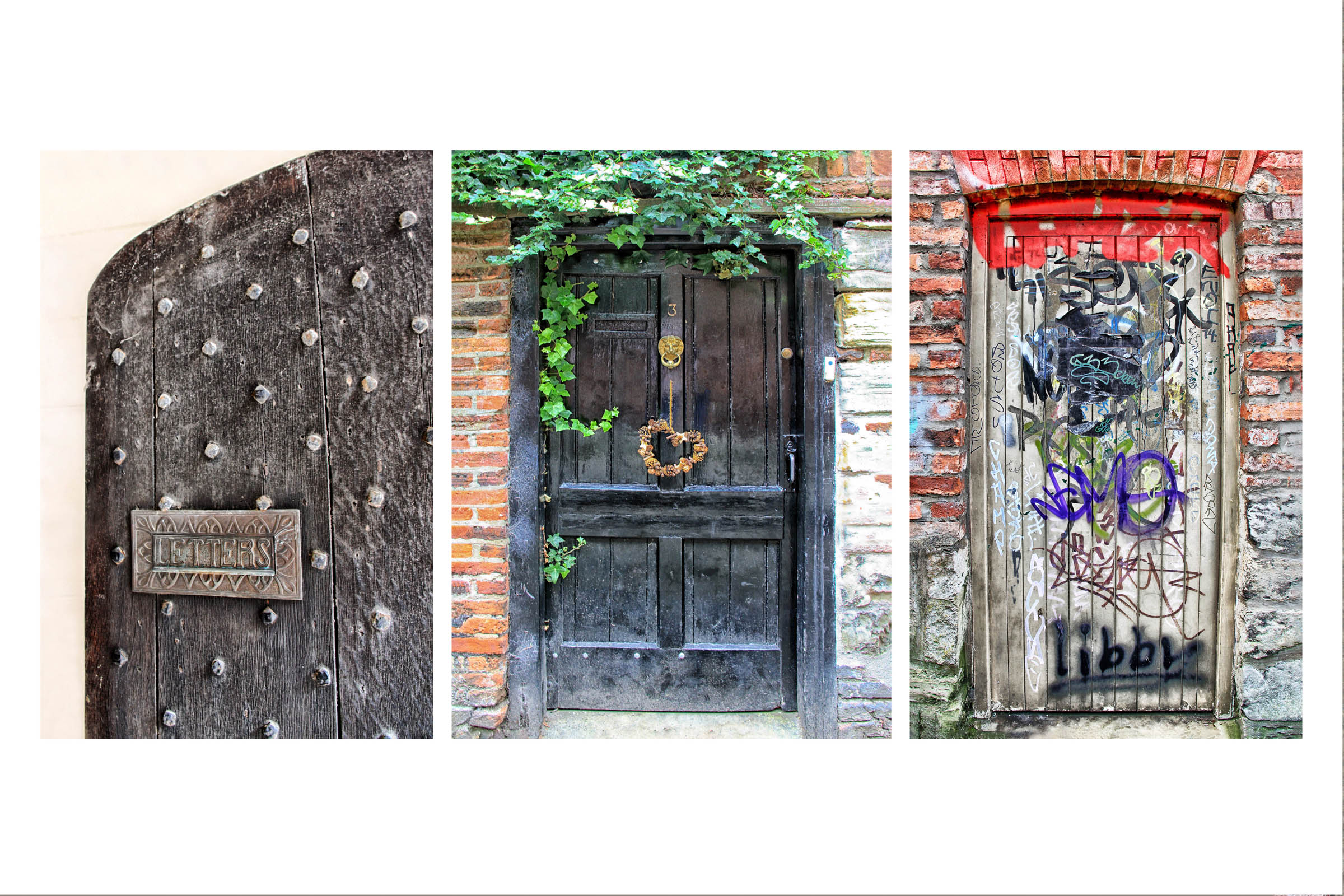 Doors Through the Ages, Old and New, Sue Hoggett