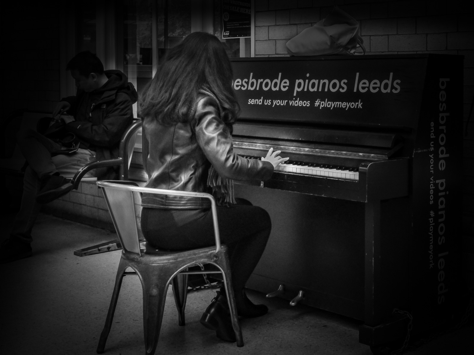York station free piano, Martin Holyoak