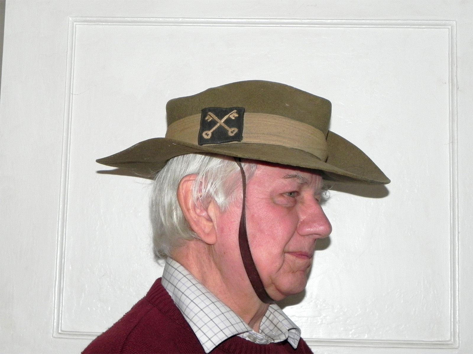 Army hat, Teresa Beetham
