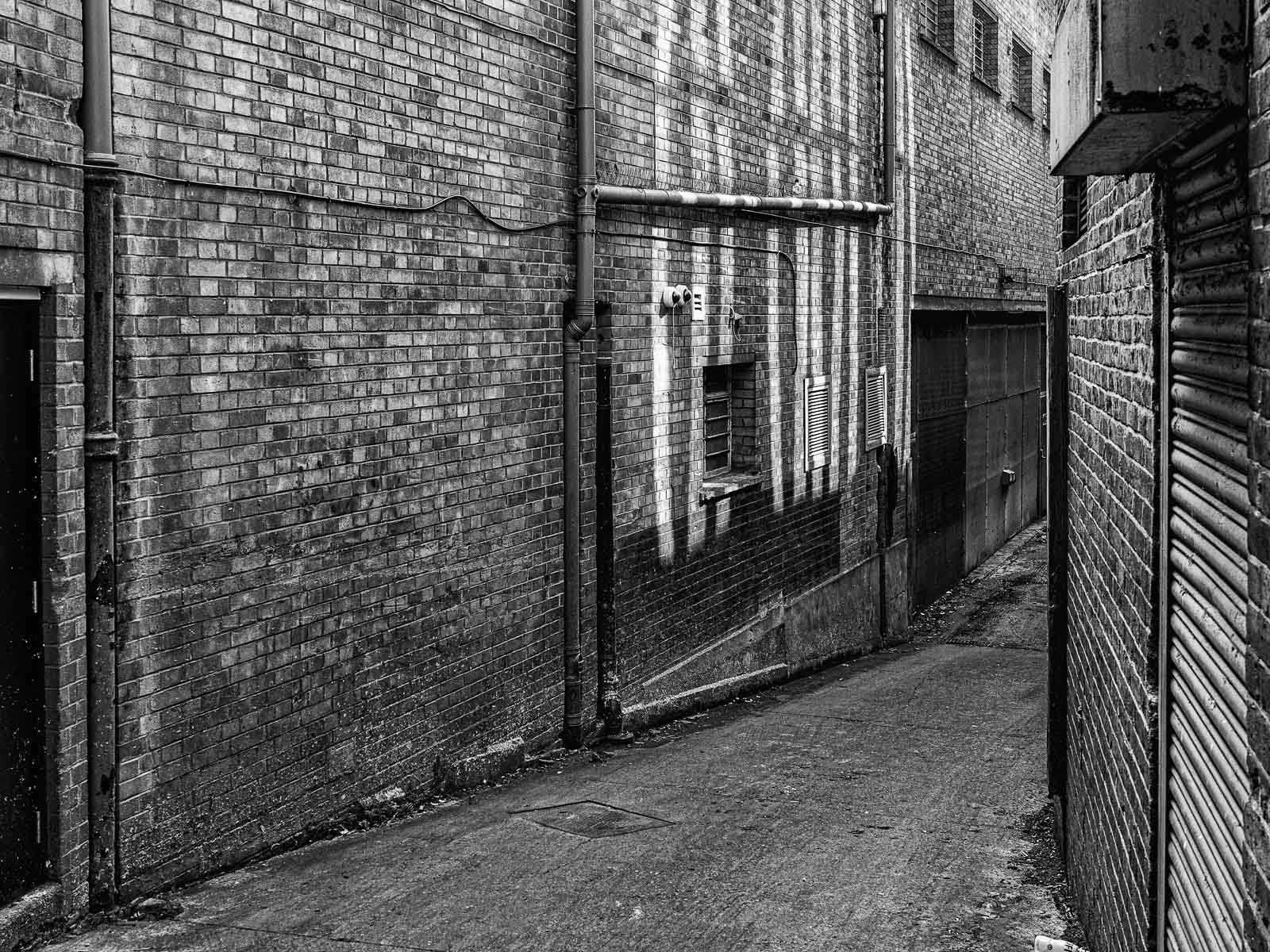 Into the alleyway, Alex Davidson