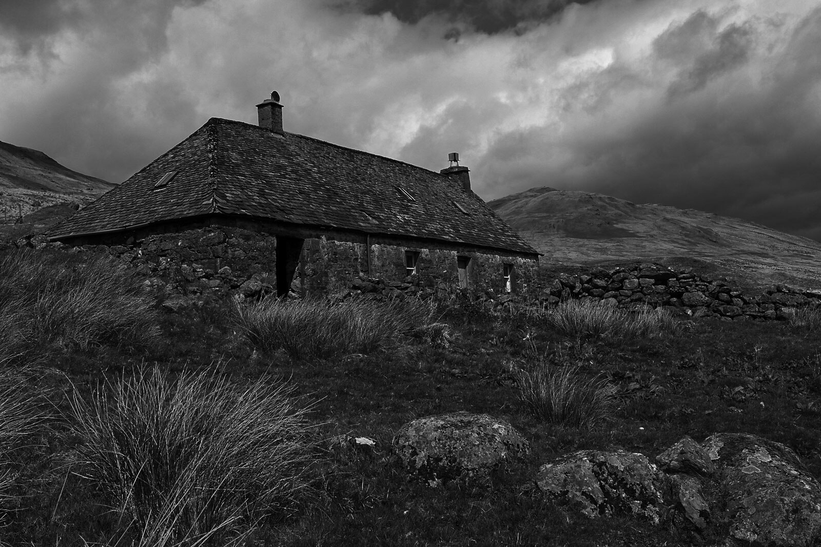 Abandoned croft, Batavaime, David Bradley