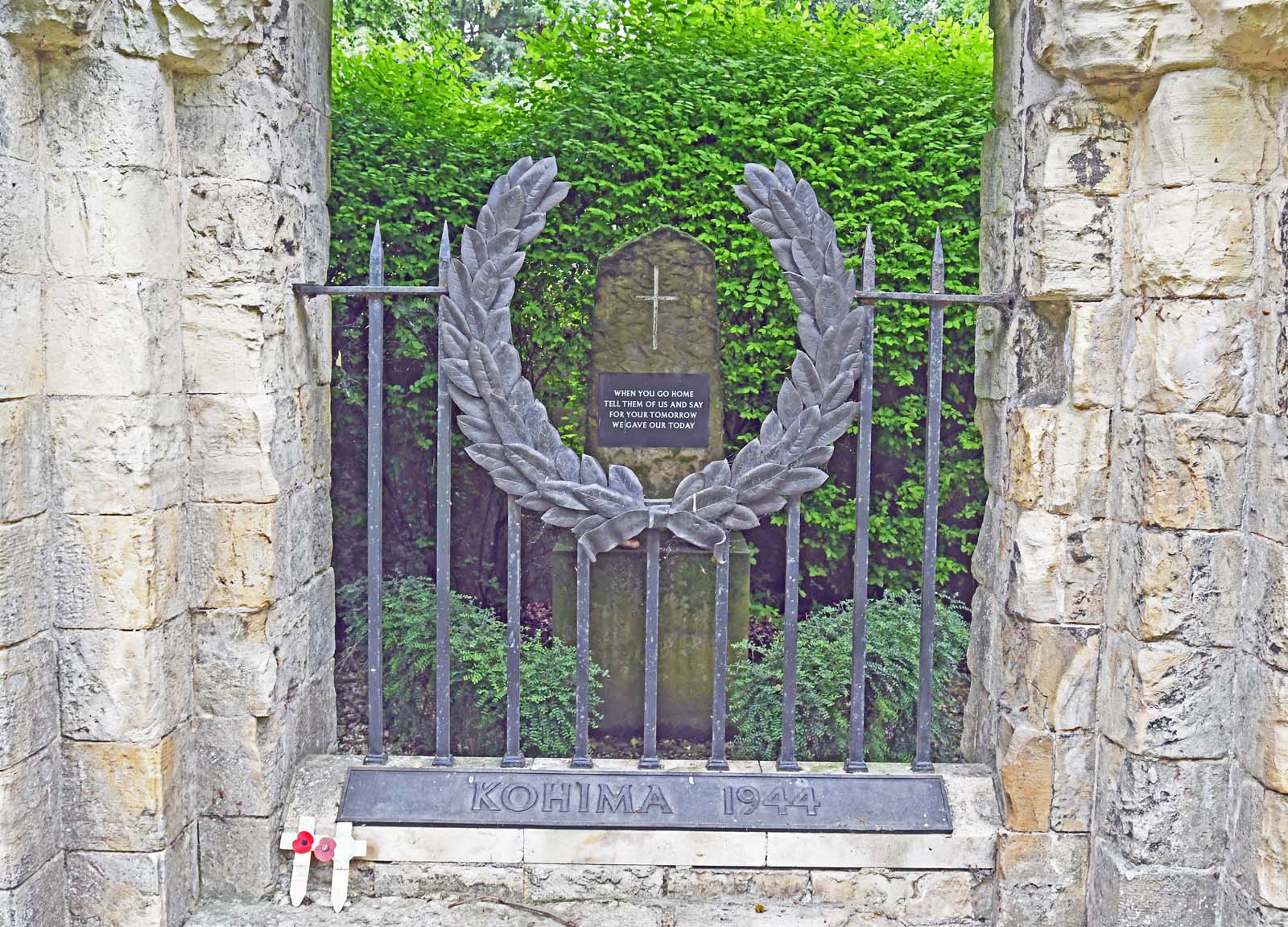 Public Memorial in the garden, Malcolm Beetham