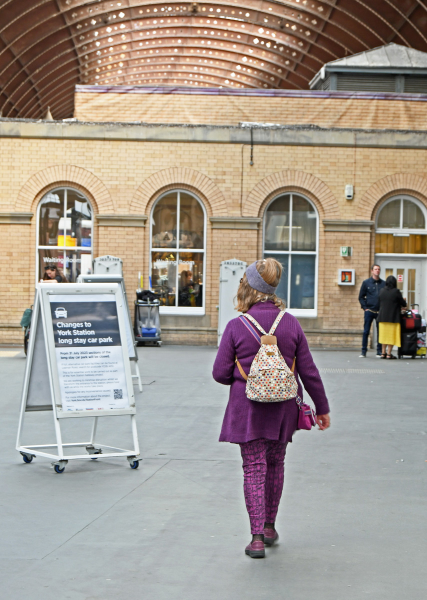Station visitor, Malcolm Beetham
